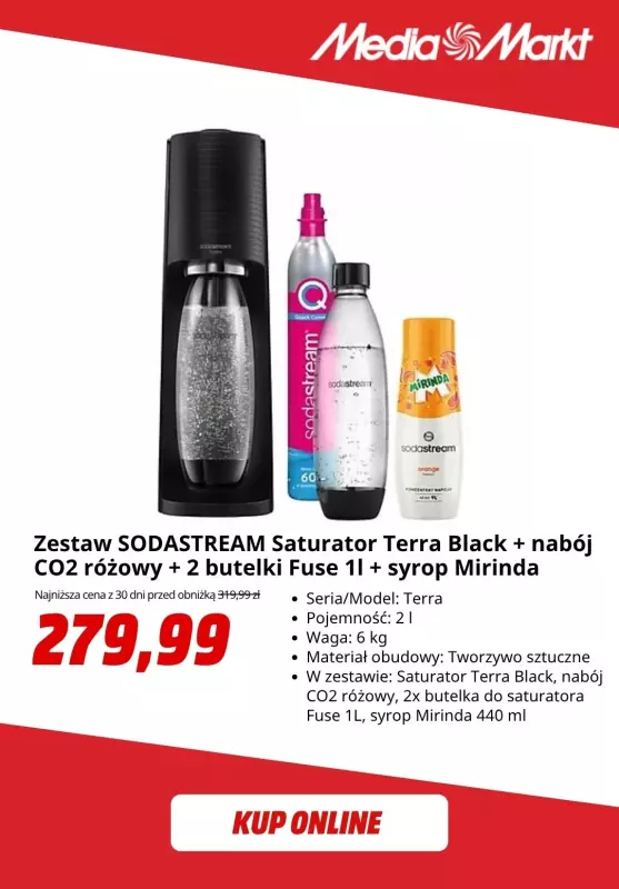 Media Markt - gazetka promocyjna Do -33% na wybrane produkty Sodastream   - strona 2