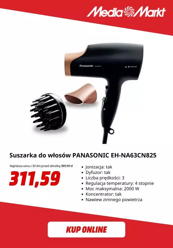 Media Markt - gazetka promocyjna -20% na pielęgnację z Panasonic od poniedziałku 09.06 do niedzieli 15.06 - strona 4