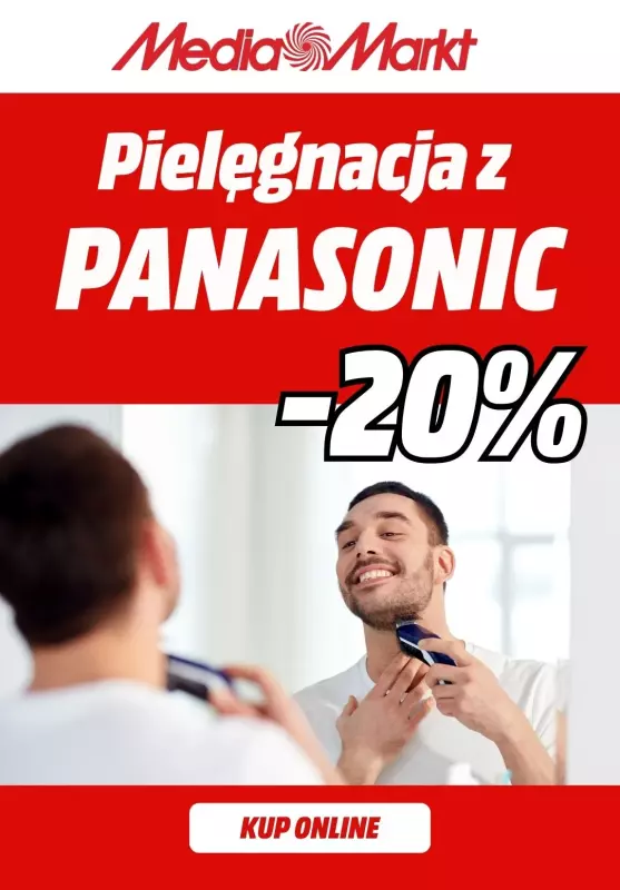 Media Markt - gazetka promocyjna -20% na pielęgnację z Panasonic od poniedziałku 09.06 do niedzieli 15.06