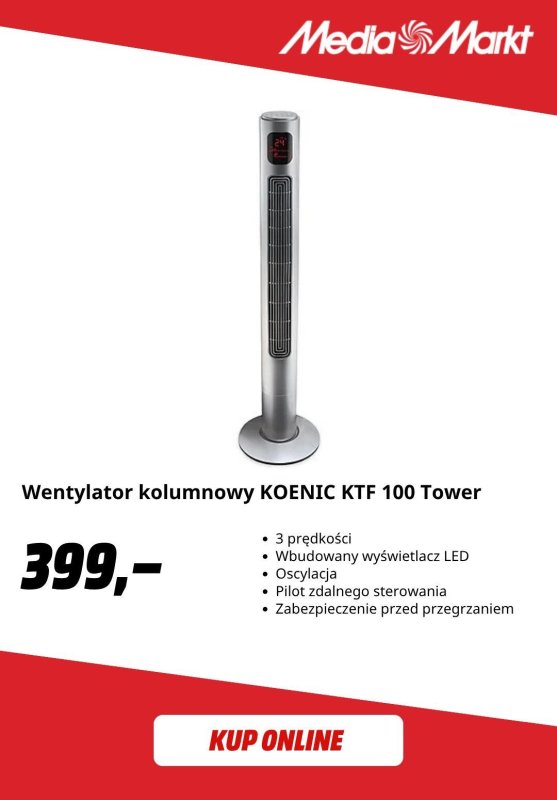 Media Markt - gazetka promocyjna Klimatyzatory i wentylatory na upały od środy 02.07 do wtorku 15.07 - strona 7