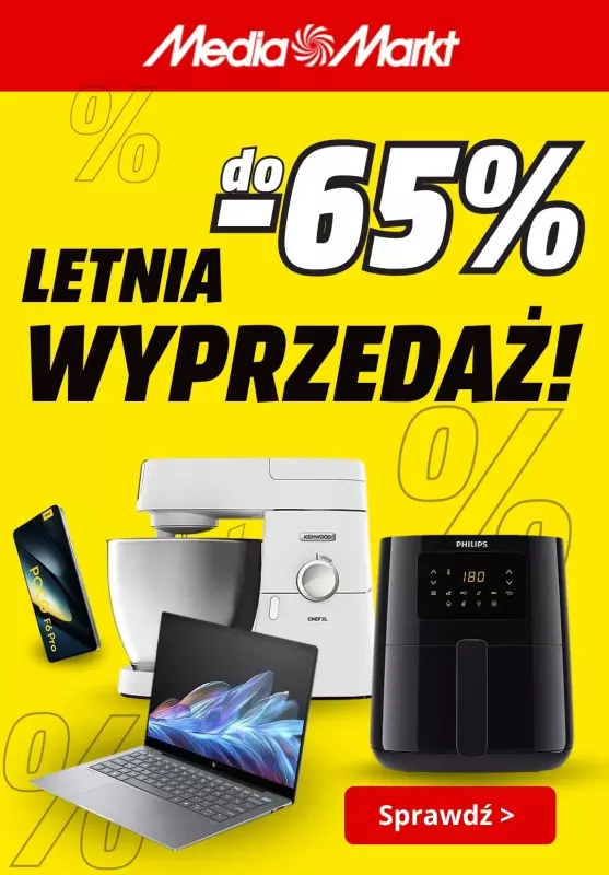 Media Markt - gazetka promocyjna Wyprzedaż do -65%!  