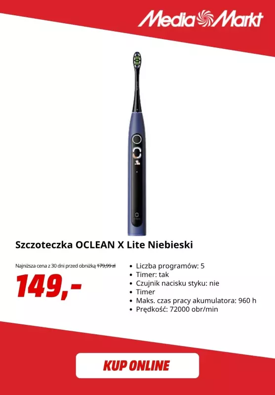 Media Markt - gazetka promocyjna Szczoteczki soniczne w super cenach!   - strona 2