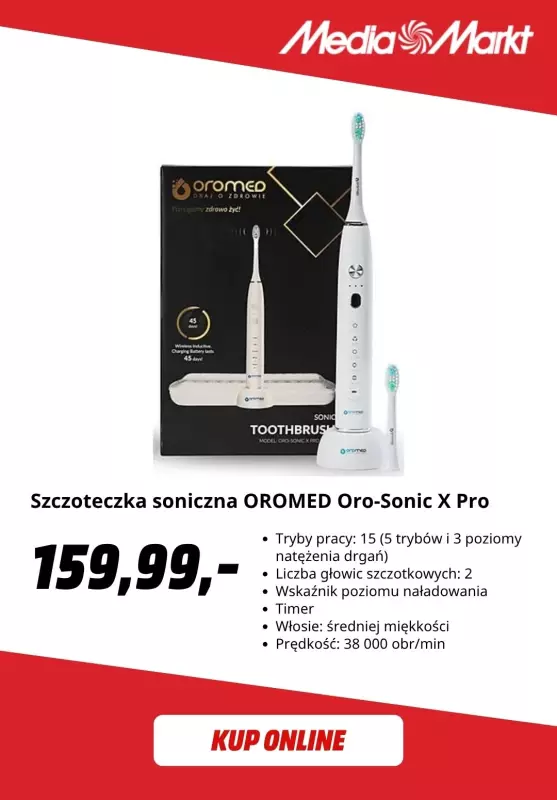 Media Markt - gazetka promocyjna Szczoteczki soniczne w super cenach! od środy 16.07 do poniedziałku 28.07 - strona 4