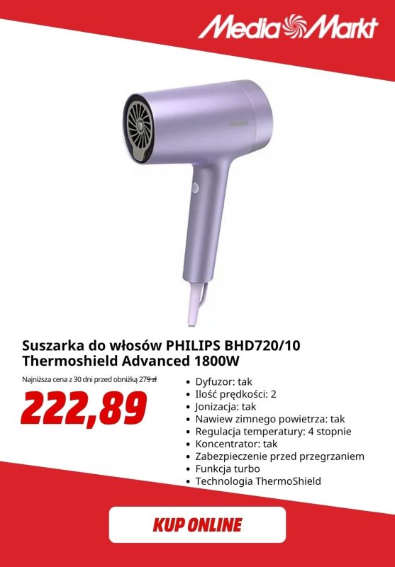 Media Markt - gazetka promocyjna -20% na stylizację włosów z Philips od czwartku 24.07 do poniedziałku 28.07 - strona 2