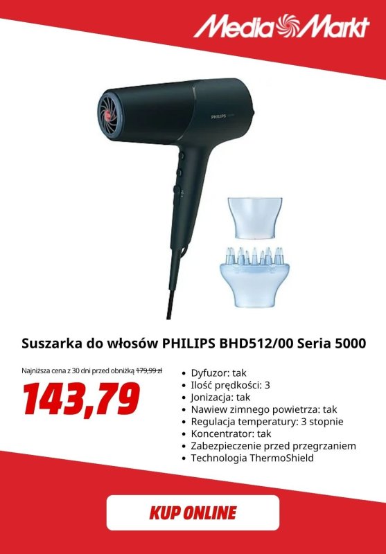 Media Markt - gazetka promocyjna -20% na stylizację włosów z Philips od czwartku 24.07 do poniedziałku 28.07 - strona 4