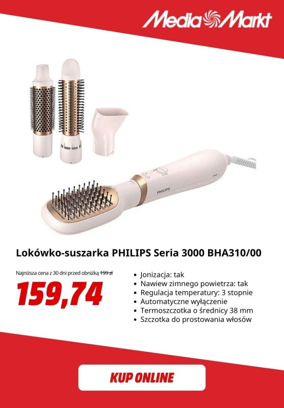 Media Markt - gazetka promocyjna -20% na stylizację włosów z Philips od czwartku 24.07 do poniedziałku 28.07 - strona 7