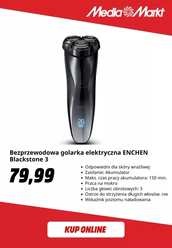Media Markt - gazetka promocyjna Męskie golarki elektryczne w super cenach od środy 30.07 do czwartku 07.08 - strona 2