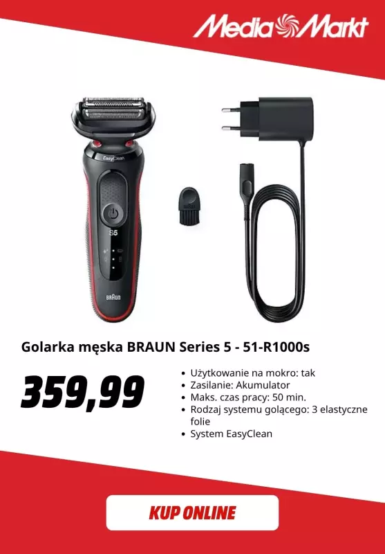 Media Markt - gazetka promocyjna Męskie golarki elektryczne w super cenach od środy 30.07 do czwartku 07.08 - strona 7