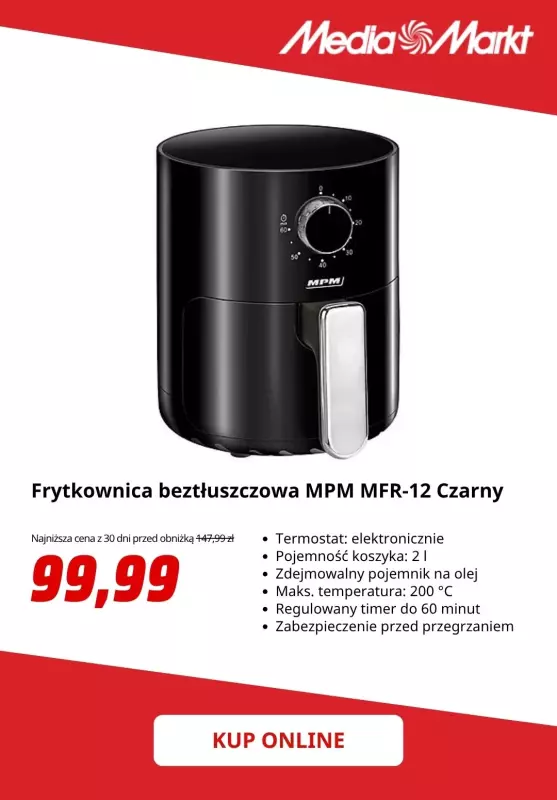 Media Markt - gazetka promocyjna Frytownice beztłuszczowe w super cenach!   - strona 3