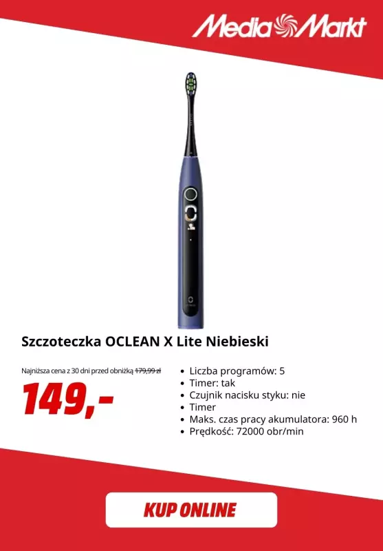 Media Markt - gazetka promocyjna Szczoteczki soniczne już od 149 zł od wtorku 12.08 do czwartku 21.08 - strona 3