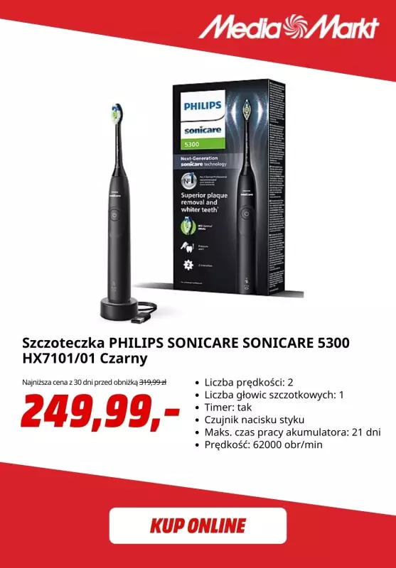 Media Markt - gazetka promocyjna Szczoteczki soniczne już od 149 zł od wtorku 12.08 do czwartku 21.08 - strona 2