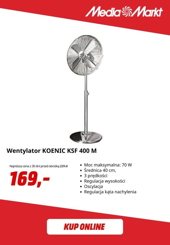 Media Markt - gazetka promocyjna Klimatyzatory i wentylatory na upały od środy 13.08 do poniedziałku 25.08 - strona 7