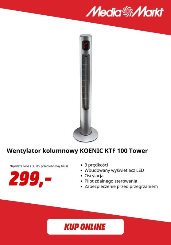 Media Markt - gazetka promocyjna Klimatyzatory i wentylatory na upały od środy 13.08 do poniedziałku 25.08 - strona 5