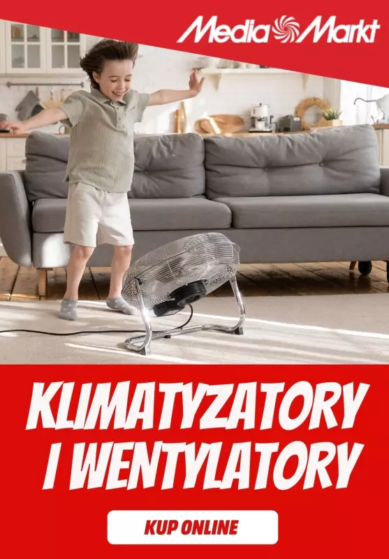 Media Markt - gazetka promocyjna Klimatyzatory i wentylatory na upały od środy 13.08 do poniedziałku 25.08