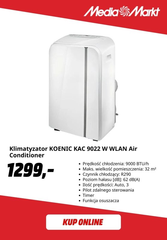 Media Markt - gazetka promocyjna Klimatyzatory i wentylatory na upały od środy 13.08 do poniedziałku 25.08 - strona 8