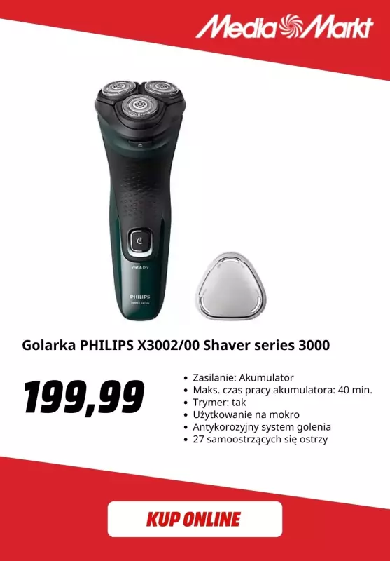 Media Markt - gazetka promocyjna Męskie golarki elektryczne w super cenach! od środy 03.09 do piątku 12.09 - strona 2