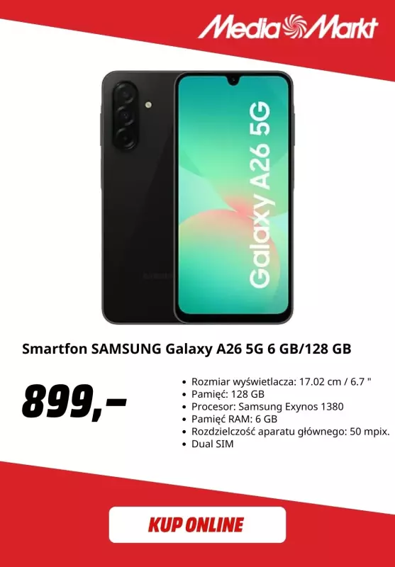 Media Markt - gazetka promocyjna -100 zł za każde wydane 1000 zł przy zakupie min. 2 produktów Samsung od środy 03.09 do wtorku 09.09 - strona 3