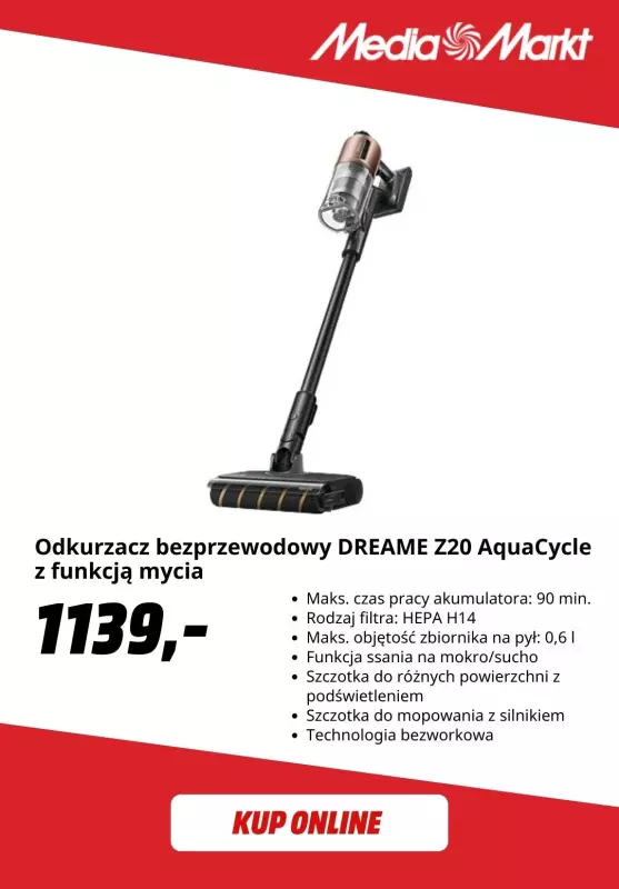 Media Markt - gazetka promocyjna Odkurzacze bezprzewodowe w super cenach!   - strona 3