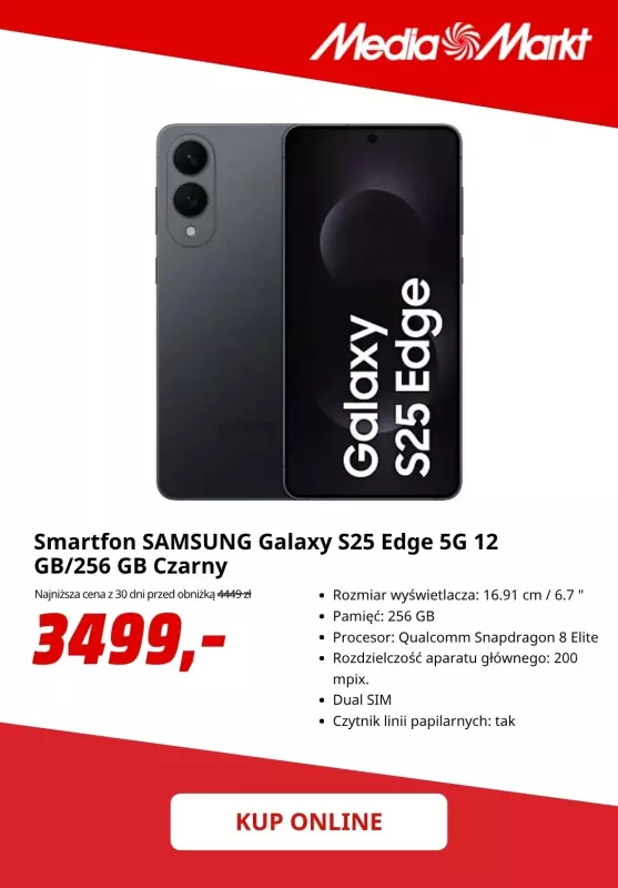 Media Markt - gazetka promocyjna Smartfony w promocyjnych cenach od piątku 03.10 do poniedziałku 13.10 - strona 5
