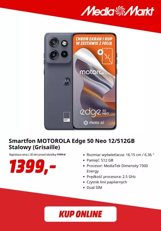 Media Markt - gazetka promocyjna Smartfony w promocyjnych cenach od piątku 03.10 do poniedziałku 13.10 - strona 4