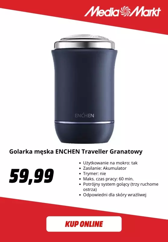 Media Markt - gazetka promocyjna Męskie golarki elektryczne w super cenach   - strona 2