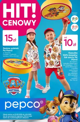 Pepco - gazetka promocyjna Psi Patrol od czwartku 22.05 do środy 04.06