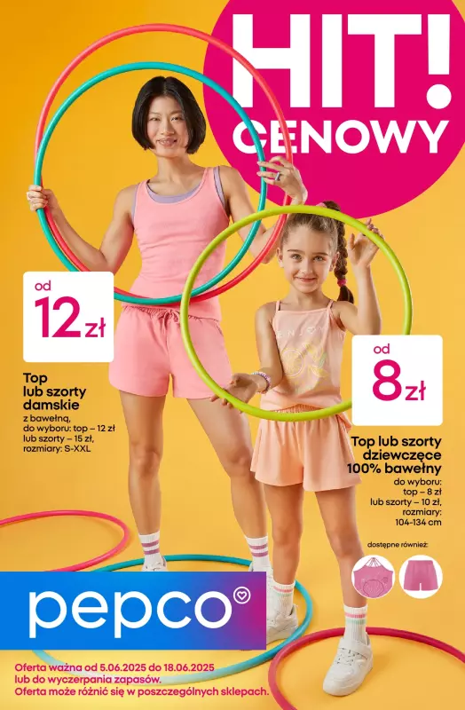 Pepco - gazetka promocyjna Kolorowe komplety od czwartku 05.06 do środy 18.06