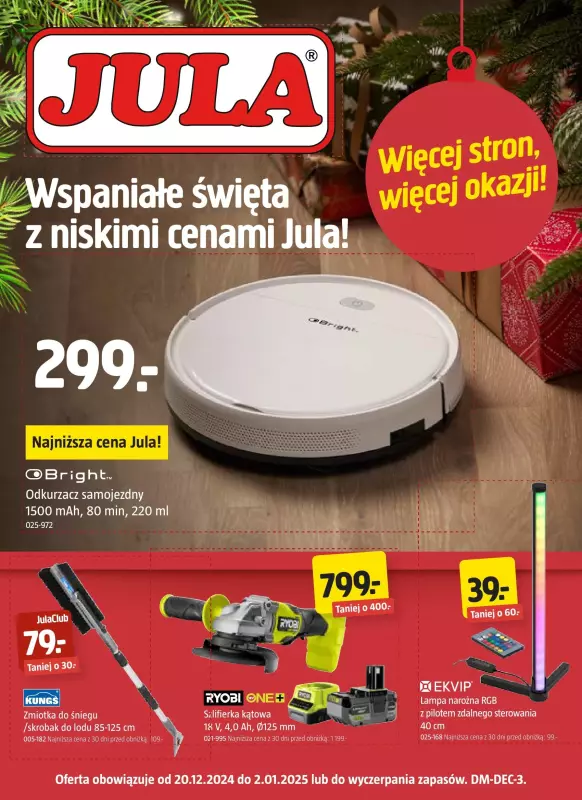 Jula - gazetka promocyjna Gazetka od piątku 27.12 do czwartku 02.01