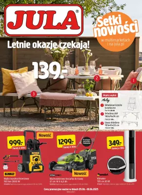 Jula - gazetka promocyjna Gazetka od czwartku 05.06 do środy 18.06
