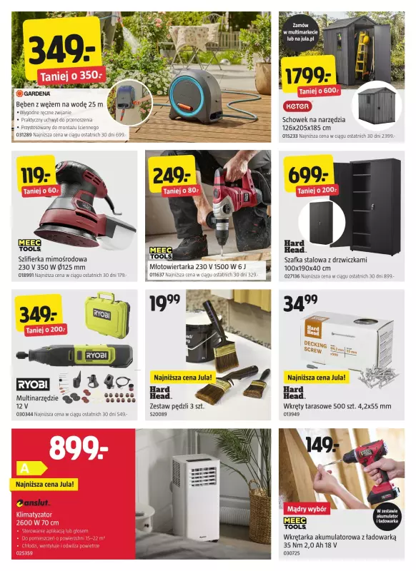 Jula - gazetka promocyjna Gazetka od czwartku 19.06 do środy 02.07 - strona 6