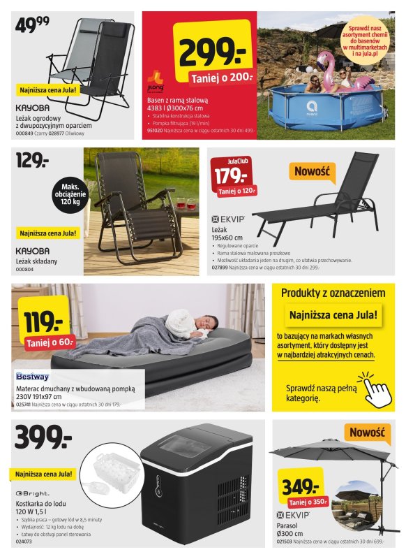 Jula - gazetka promocyjna Gazetka od czwartku 19.06 do środy 02.07 - strona 3