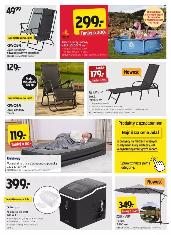 Jula - gazetka promocyjna Gazetka od czwartku 19.06 do środy 02.07 - strona 3