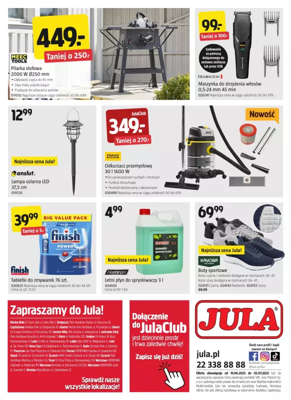 Jula - gazetka promocyjna Gazetka od czwartku 19.06 do środy 02.07 - strona 8