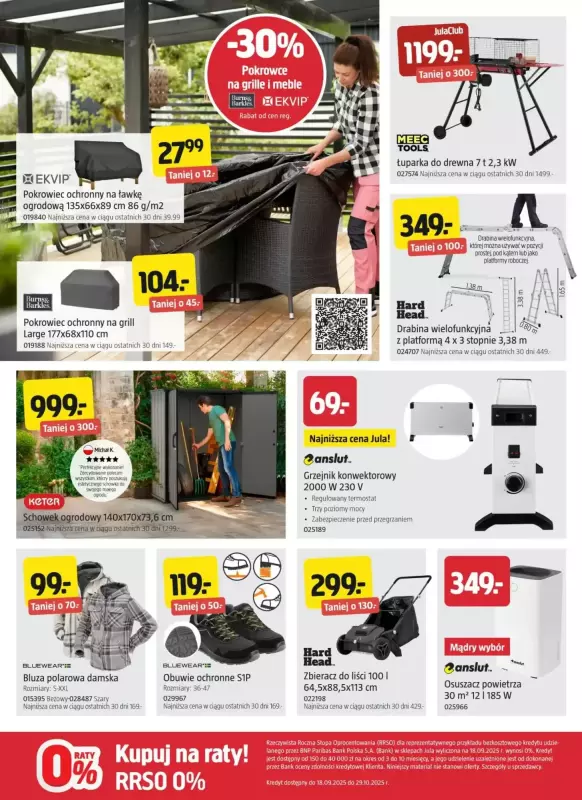 Jula - gazetka promocyjna Gazetka od czwartku 18.09 do środy 01.10 - strona 4
