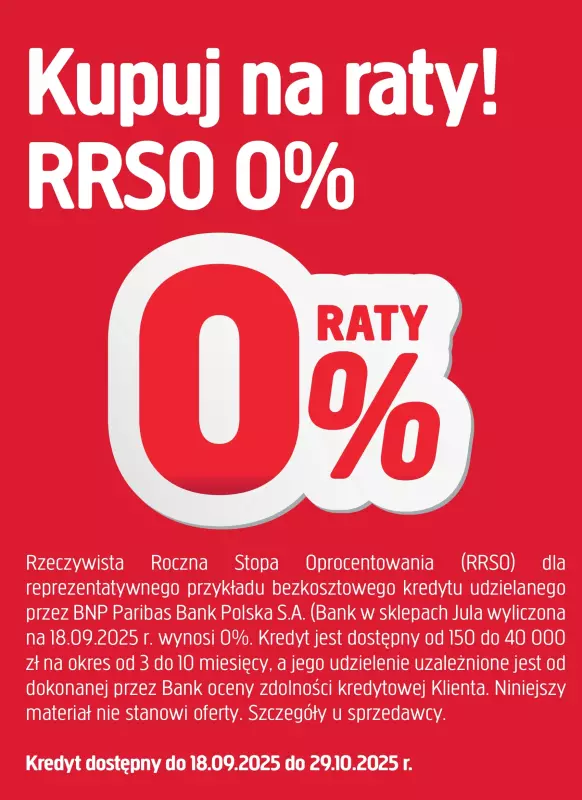 Jula - gazetka promocyjna Gazetka od czwartku 18.09 do środy 01.10 - strona 13