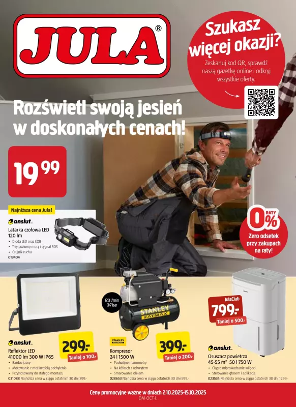 Jula - gazetka promocyjna Gazetka od czwartku 02.10 do środy 15.10