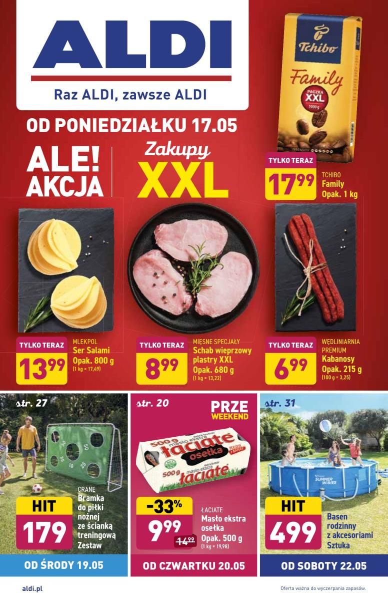 ALE! CENA w ALDI Od 17.05.2021 do 22.05.2021 Aldi Blix.pl