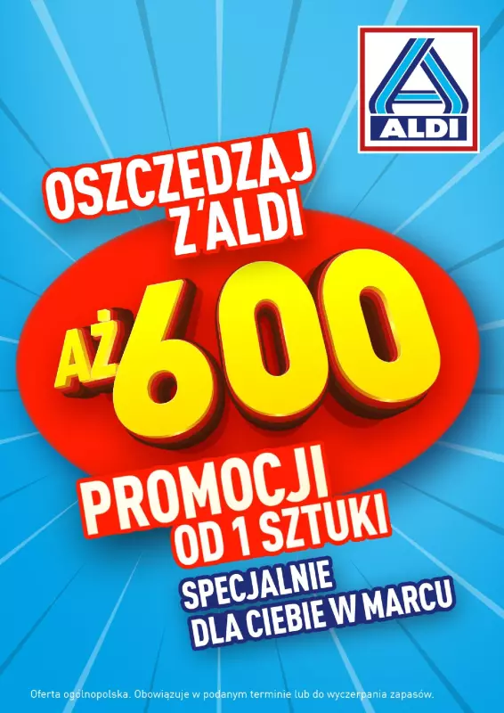 Aldi - gazetka promocyjna Oszczędzaj z ALDI! od niedzieli 17.03 do niedzieli 24.03