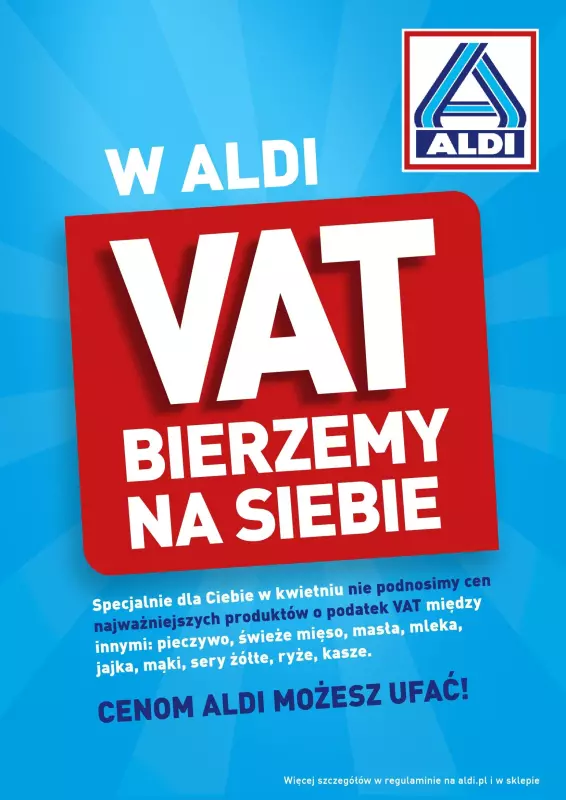 Aldi - gazetka promocyjna Cenom ALDI możesz ufać! od niedzieli 07.04 do środy 10.04