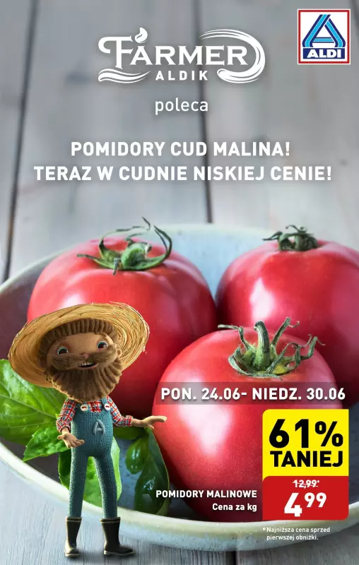 Aldi - gazetka promocyjna Aldi SUPER CENA! od poniedziałku 24.06 do niedzieli 30.06