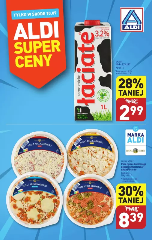 Aldi - gazetka promocyjna Aldi SUPER CENY! od środy 10.07 do środy 10.07