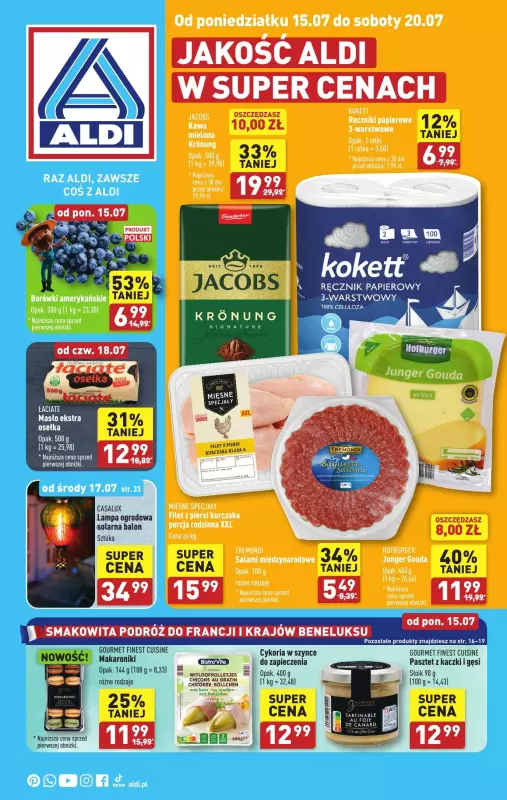 Aldi - gazetka promocyjna Pełny katalog od poniedziałku 15.07 do soboty 20.07