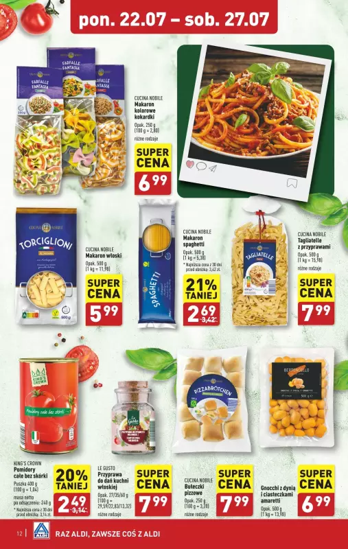 Aldi - gazetka promocyjna Pełny katalog od poniedziałku 22.07 do soboty 27.07 - strona 12