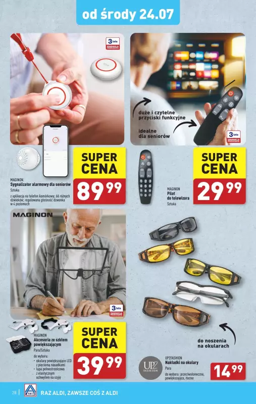 Aldi - gazetka promocyjna Pełny katalog od poniedziałku 22.07 do soboty 27.07 - strona 28