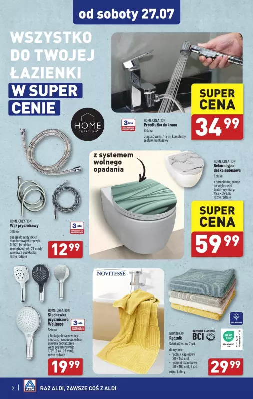 Aldi - gazetka promocyjna Aldi ma to coś! od poniedziałku 22.07 do soboty 27.07 - strona 8