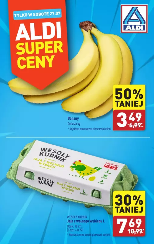 Aldi - gazetka promocyjna Super cena! od soboty 27.07 do soboty 27.07