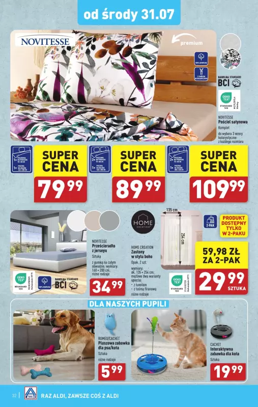 Aldi - gazetka promocyjna Pełny katalog od poniedziałku 29.07 do soboty 03.08 - strona 32