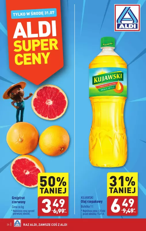 Aldi - gazetka promocyjna Pełny katalog od poniedziałku 29.07 do soboty 03.08 - strona 24