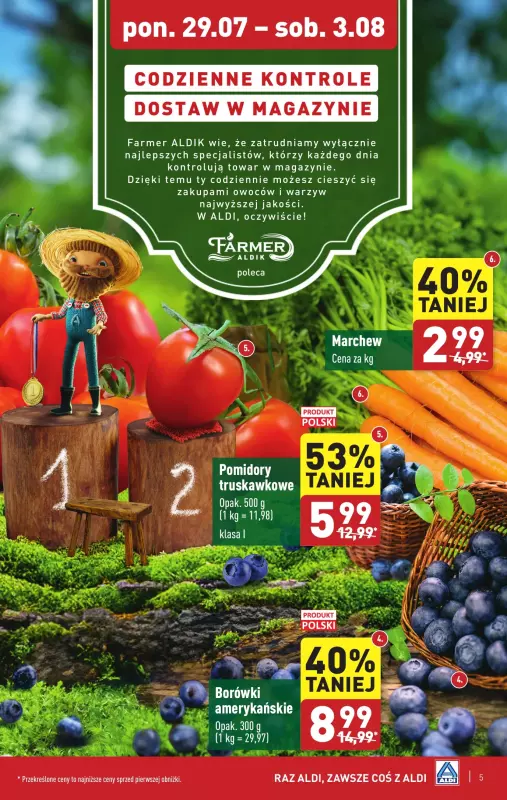 Aldi - gazetka promocyjna Pełny katalog od poniedziałku 29.07 do soboty 03.08 - strona 5