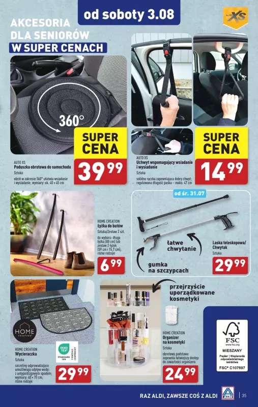 Aldi - gazetka promocyjna Pełny katalog od poniedziałku 29.07 do soboty 03.08 - strona 35